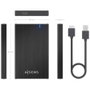 Aisens ASE-2527B Carcasa para Disco Duro/SSD 2.5 pulg. Negra